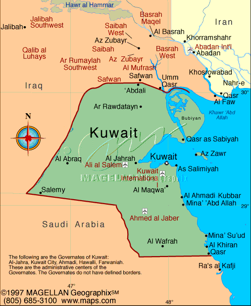 map ofgoogle maps Kuwait